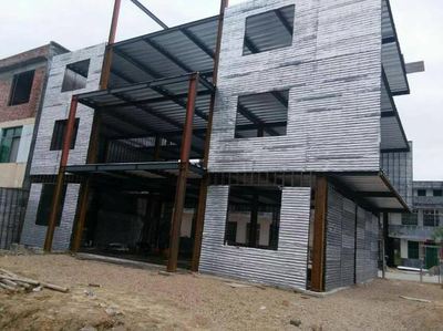 一體成形裝配式鋼混結構建筑4層住宅、4-6層廠房、6-11層辦公樓工藝流程圖集