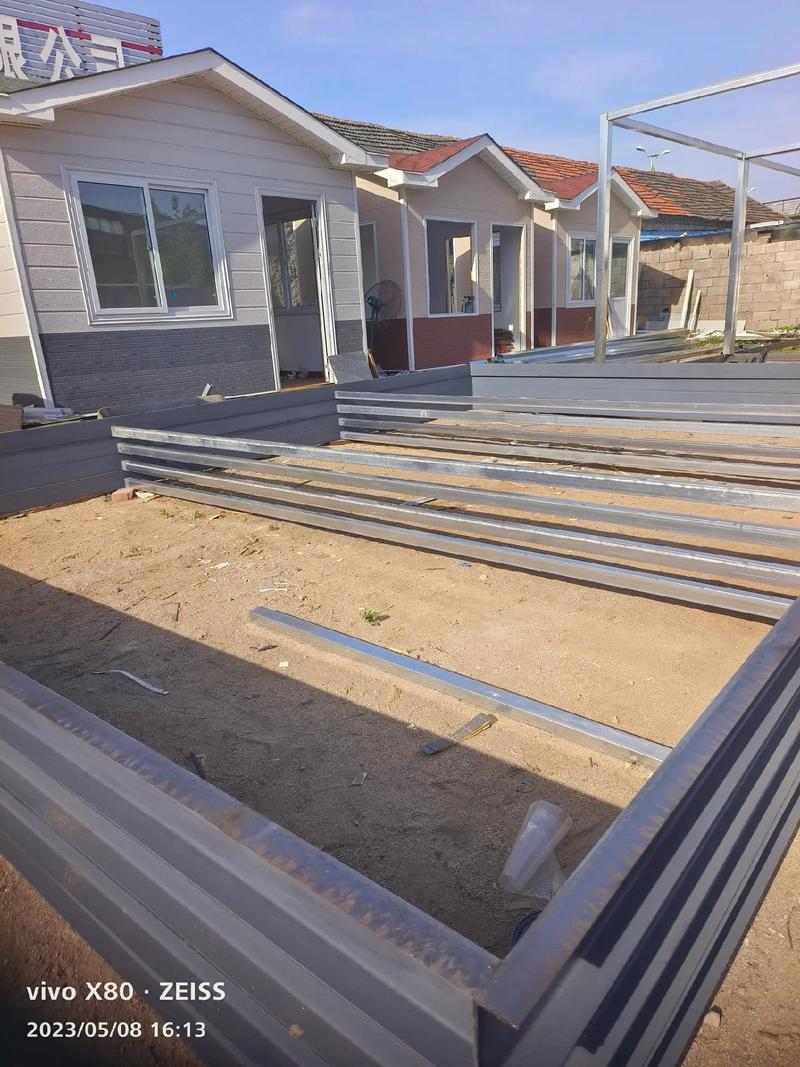 輕鋼結(jié)構(gòu)集成房屋#施工現(xiàn)場實拍 #裝配式建筑